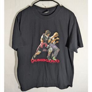 Dumbgood Bill & Ted T-Shirt Medium Mens Black Graphic Tee Streetwear Movie Shirt